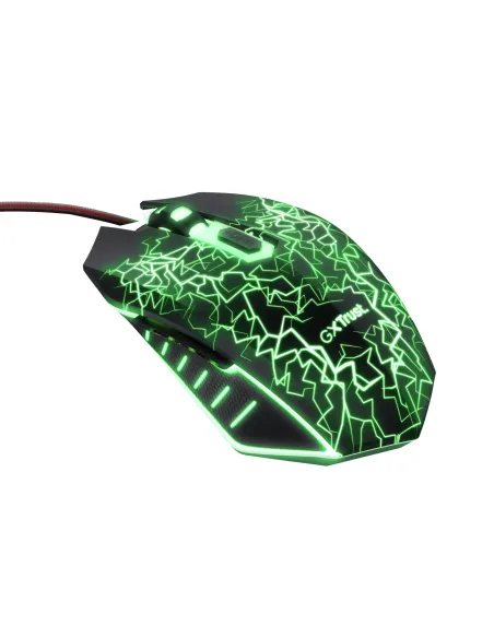 Trust GXT 105X Izza ratón Juego Ambidextro USB tipo A Óptico 4000 DPI