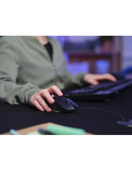 Trust GXT 109 Felox ratón Juego mano derecha USB tipo A Óptico 6400 DPI