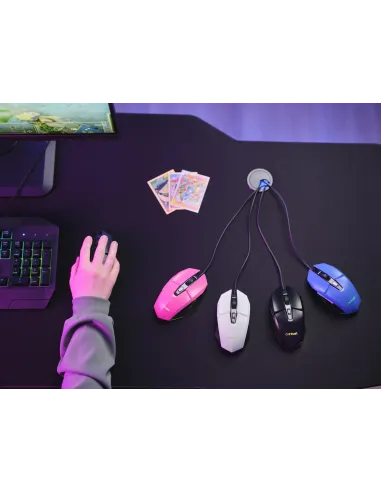 Trust GXT 109 Felox ratón Juego mano derecha USB tipo A Óptico 6400 DPI