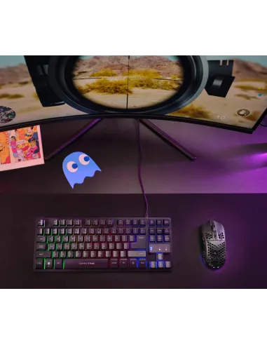 Trust GXT 929 Helox ratón Juego mano derecha RF inalámbrico Óptico 4800 DPI