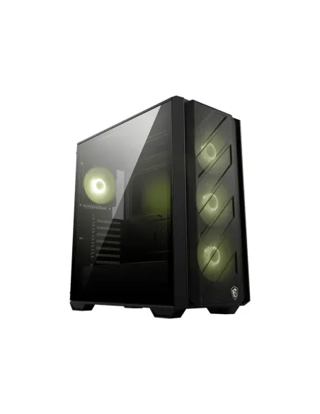 MSI MAG FORGE 330R AIRFLOW carcasa de ordenador Midi Tower Negro, Transparente