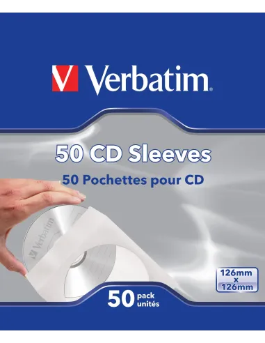Verbatim Fundas de CD, paq 50