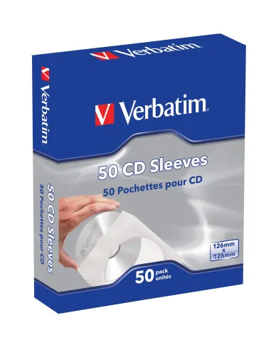 Verbatim Fundas de CD, paq 50