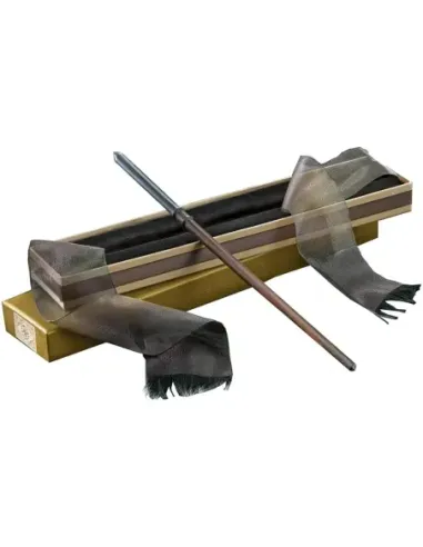 Replica the noble collection harry potter varita de draco malfoy caja olivander