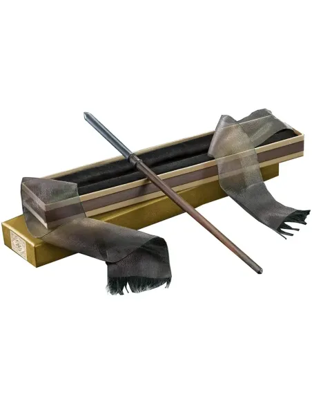 Replica the noble collection harry potter varita de draco malfoy caja olivander