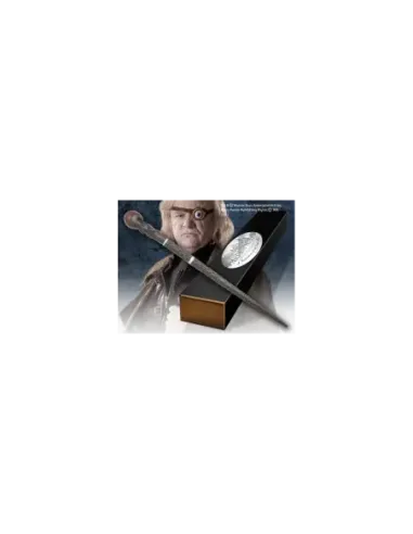 Replica the noble collection harry potter alastor moody varita con caja y placa de identificacion