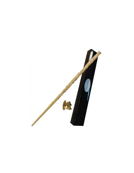 Replica the noble collection harry potter hermione granger varita con caja y placa de identificacion