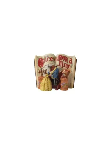 Figura enesco disney la bella y la bestia libro la bella y bestia