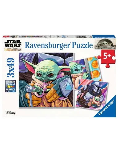 Puzzle ravensburger the mandalorian: baby yoda 3x49