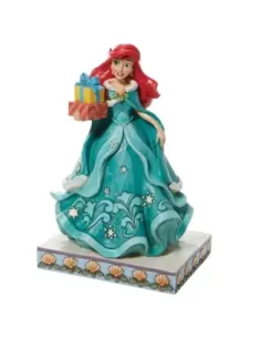 Figura enesco disney la sirenita ariel con regalos