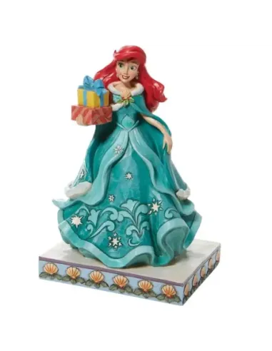 Figura enesco disney la sirenita ariel con regalos