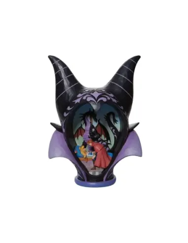 Figura enesco disney diorama la bella durmiente malefica style