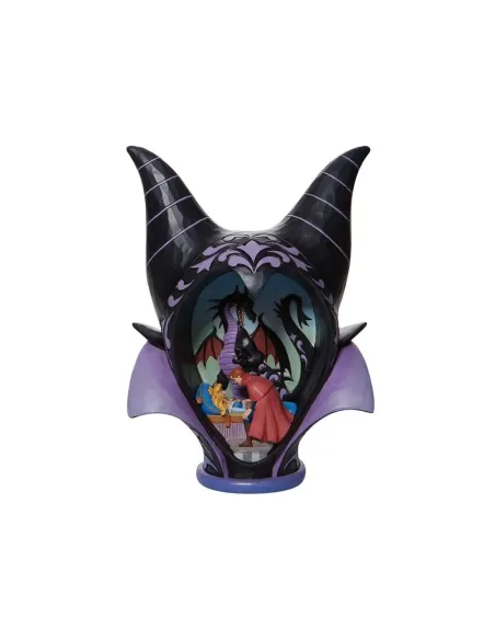 Figura enesco disney diorama la bella durmiente malefica style