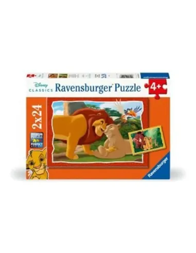 Puzzle ravensburger el rey leon 2x24