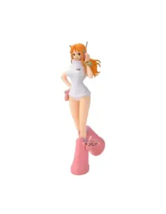 Figura banpresto one piece glitter & glamours egghead nami 23cm