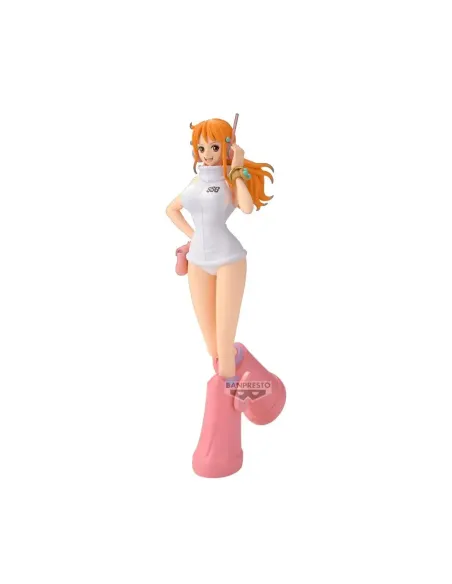 Figura banpresto one piece glitter & glamours egghead nami 23cm