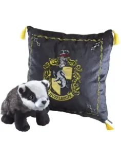 Peluche pack the noble collection harry potter tejon mascota hufflepuff + cojin hufflepuff
