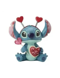 Figura enesco diseny stitch san valentín