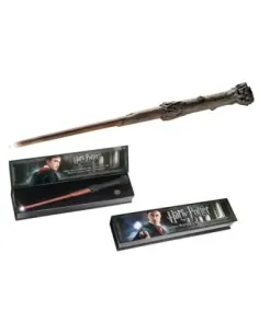 Varita mágica luminosa the noble collection harry potter 35 cm
