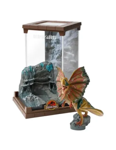 Figura the noble collection jurassic park dilophosaurus bendyfig diorama