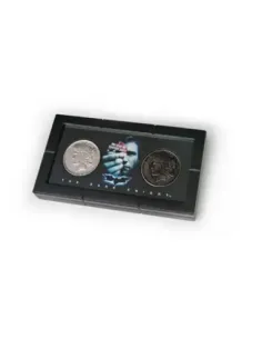 Set de 2 monedas the noble collection caballero oscuro harvey dent en caja dlx