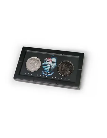 Set de 2 monedas the noble collection caballero oscuro harvey dent en caja dlx
