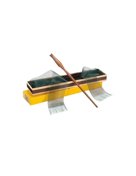 Replica the noble collection harry potter varita de luna lovegood en caja de olivander