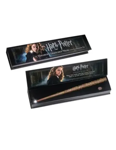Varita mágica luminosa the noble collection harry potter hermione granger