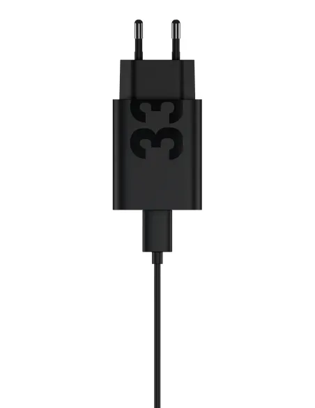 Motorola TurboPower 33W EU Universal Negro Corriente alterna Carga rápida Interior