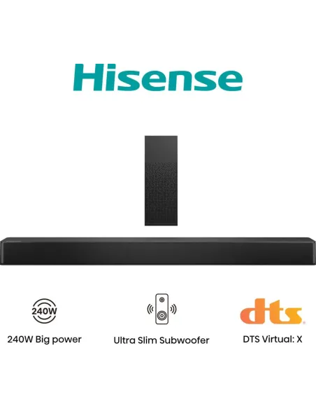 Hisense HS2100 Negro 2.1 canales 240 W