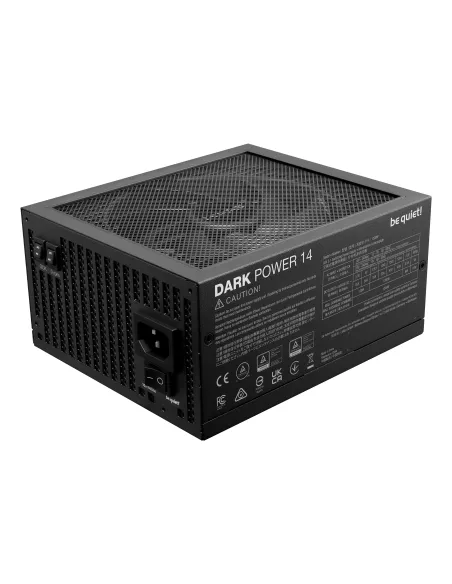be quiet! Dark Power 14 1200 W - 80 Plus Titanium unidad de fuente de alimentación 20+4 pin ATX ATX Negro