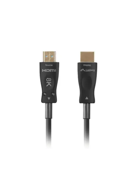 Cable hdmi aoc lanberg v2.1 m - m optico activo 8k 60hz 20m negro