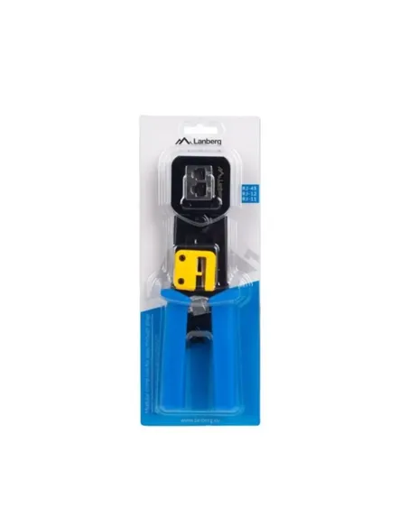 Crimpadora lanberg pass through rj45 - rj11 - rj12