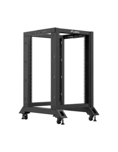 Armario lanberg abierto rack 19 pulgadas 18u -  600x800 negro