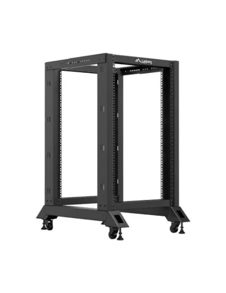 Armario lanberg abierto rack 19 pulgadas 18u -  600x800 negro