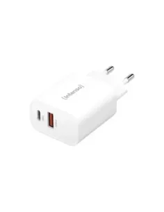 Intenso | Cargador pared W30AC|USB-A y C Negro