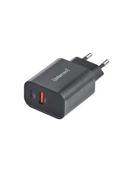 Intenso | Cargador pared GaN W30C² USB-C Negro