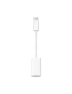 Adaptador lightning a usb tipo c apple macho - hembra blanco