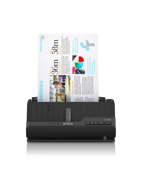 Epson ES-C320W ADF + escáner alimentado por hojas 600 x 600 DPI A4 Negro