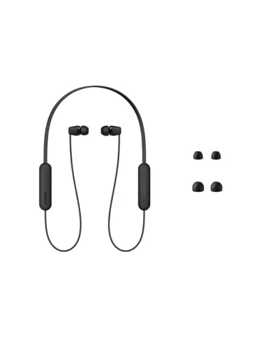 Sony WI-C100 Auriculares Inalámbrico Dentro de oído Llamadas Música Bluetooth Negro