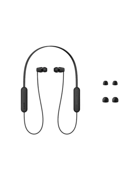 Sony WI-C100 Auriculares Inalámbrico Dentro de oído Llamadas Música Bluetooth Negro