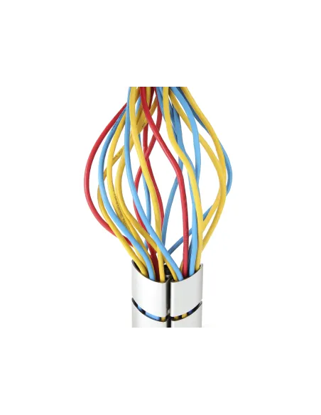 Equip 650862 organizador de cables Escritorio Pasacables Plata 1 pieza(s)