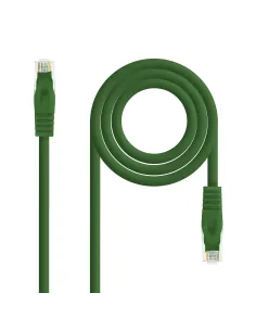 Nanocable Cable de red latiguillo RJ45 LSZH Cat.6A UTP AWG24, Verde, 1.0m
