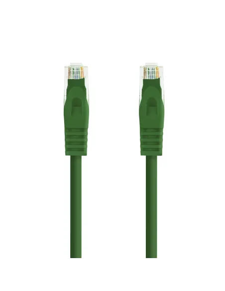 Nanocable Cable de red latiguillo RJ45 LSZH Cat.6A UTP AWG24, Verde, 1.0m