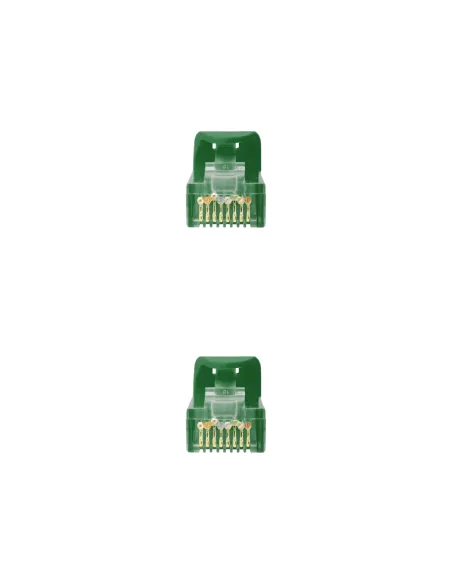 Nanocable Cable de red latiguillo RJ45 LSZH Cat.6A UTP AWG24, Verde, 1.0m