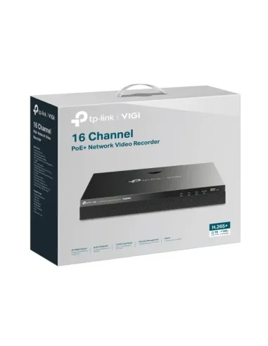 TP-Link VIGI VIGINVR2016H-16MP4TB Negro