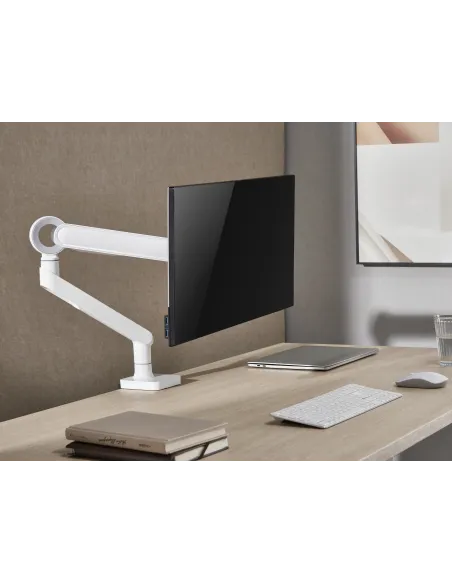 Equip Soporte de escritorio para monitor de 17«-35», blanco
