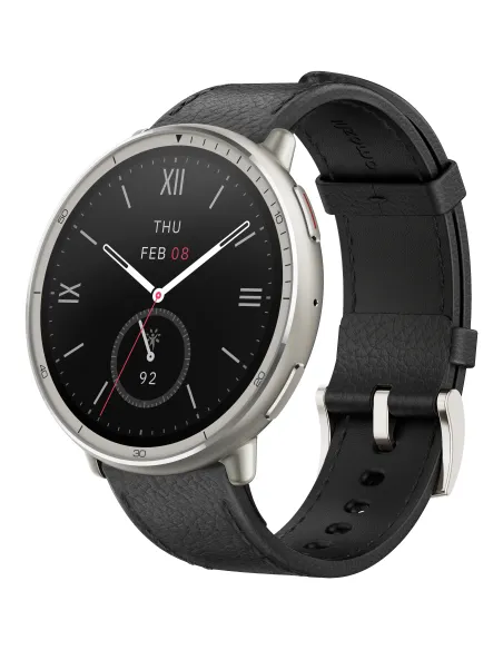 Amazfit W2433EU1N Relojes inteligentes y deportivos 3,35 cm (1.32") AMOLED Digital 466 x 466 Pixeles Pantalla táctil Plata