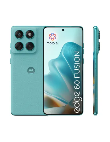 Motorola edge 60 fusion 16,9 cm (6.67") SIM doble Android 15 5G USB Tipo C 8 GB 256 GB 5200 mAh Turquesa