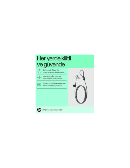 HP Bloqueo de cable con combinación Nano